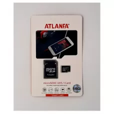 Карта пам'яті 16Gb class 10 (adapter SD) ATLANFA