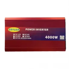 Перетворювач напруги з 12V/24V→220V 4000W LCD SMART 2A