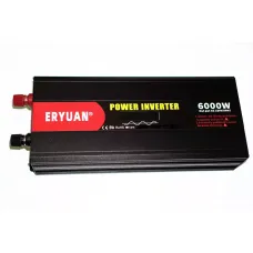 Перетворювач напруги з 12V на 220V 6000W чистий синус LCD