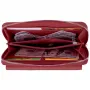 Жіночий шкіряний гаманець з кишенькою на магніті Balisa 027-13 бордовий