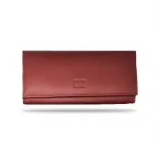 Жіночий шкіряний гаманець з кишенькою на магнітах Balisa B502-4 бордовий
