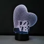 3D світильник-нічник Серце Creative Lamps