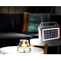 Ліхтар EP-0198 Power bank-радіо-блютуз з сонячною панеллю 9V 3W+ лампочки