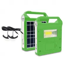 Ліхтар EP-038A Power Bank із сонячною панеллю+лампочки 2шт