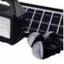 Ліхтар GD-101 PowerBank, з сонячною панеллю + лампочки 3шт