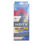 Кабель HDMI 3м плоский (червоний, жовтий, зелений, синій)
