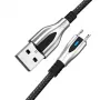 Кабель USB-MicroUSB KSC-097 Light Sours Serie LED 1.2m 2.8A