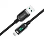 Кабель USB-Lightning(Apple) KAKU KSC-599 Save Series 1.2m 12W з дисплеєм