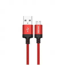 Кабель USB-MicroUSB KSC-652 YouXiang Series (алюміній плетений) 1m 