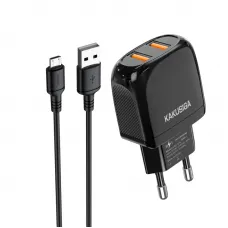 Зарядний пристрій 220V KAKUSIGA KSC-694 Xuan Speed Series MicroUSB