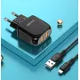 Зарядний пристрій 220V KAKUSIGA KSC-694 Xuan Speed Series MicroUSB