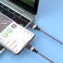 Кабель USB-MicroUSB KSC-696 Singhui Series (алюміній плетений) 1.2m 2.4A