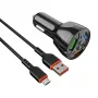 Автомобільний зарядний пристрій 12V Kaku KSC-493 Class Flash Series Micro USB