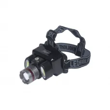 Налобний ліхтарик з трьома світлодіодами 3W LED + 2 COB Panther PT-5910