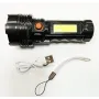 Акумуляторний ручний ліхтарик з додатковим бічним освітленням 3W LED Panther PT-8915b