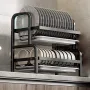Органайзер для миття посуду метал (R2F-43см)