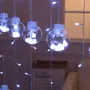 Гірлянда RD-070 Штора Кулька в кульці, Провід - Білий, Колір ламп - Білий