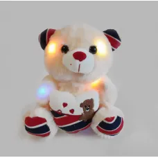 М'яка іграшка "Ведмедик Тедді", що світиться і розмовляє