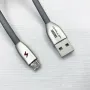 Кабель USB-MicroUSB S53 LED підсвічування, 1м