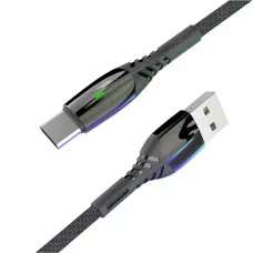 Кабель USB-Type-C S93 Konfulon 1м 2.4А LED індикація