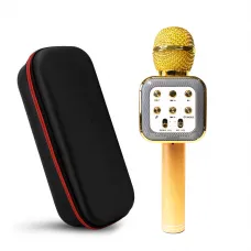 Бездротовий караоке мікрофон з динаміком USB, AUX + кейс Wster WS-1818