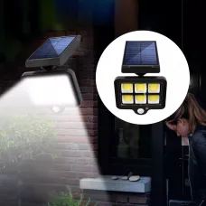 Прожектор LED настінний YT-140 сенсорний вуличний з сонячною панеллю та пультом