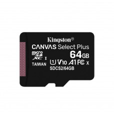 Карта пам'яті micro SDHC 64GB Kingston (class 10) (UHS-3) (без адаптера)