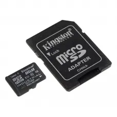 Карта пам'яті micro SDHC 8GB Kingston (class 10) (UHS-1) (з адаптером)